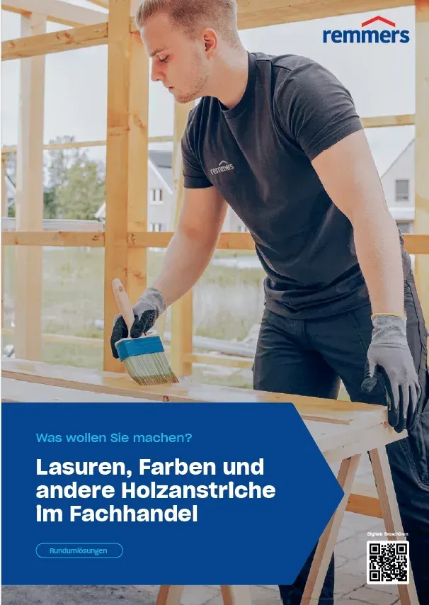Titelseite: Remmers – Lasuren & Deckfarben